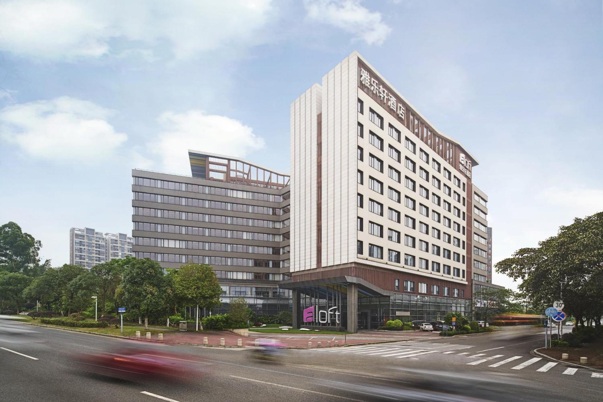 Aloft Guangzhou University Park Buitenkant foto