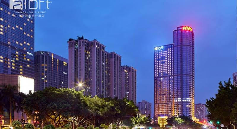 Aloft Guangzhou University Park Buitenkant foto