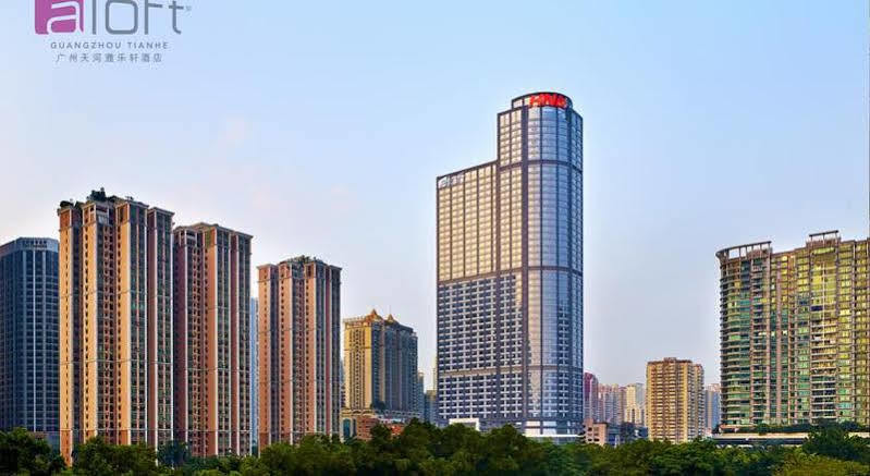 Aloft Guangzhou University Park Buitenkant foto