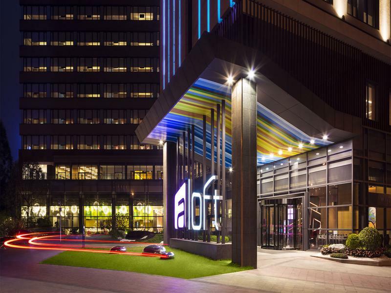 Aloft Guangzhou University Park Buitenkant foto